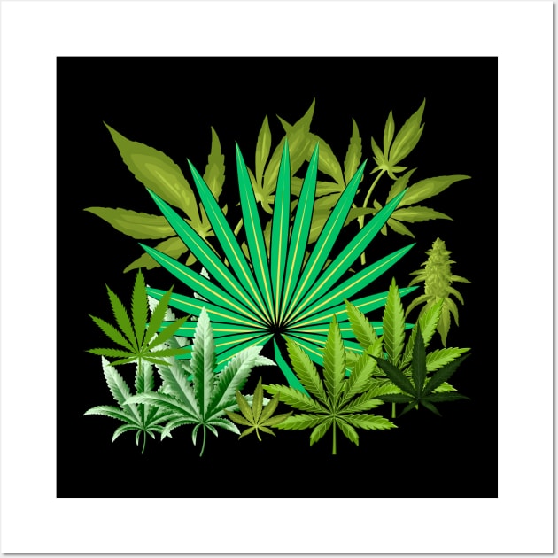 420 FLOWER LEAF DESIGN Wall Art by The C.O.B. Store